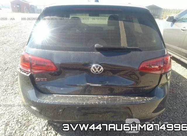 3VW447AU6HM074996 фото 7