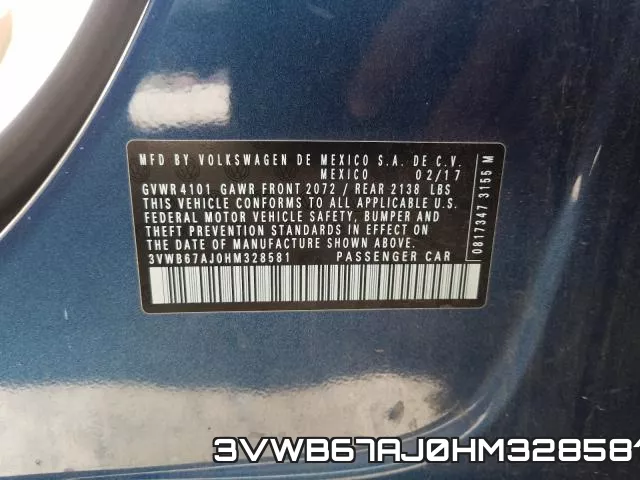 3VWB67AJ0HM328581 фото 2