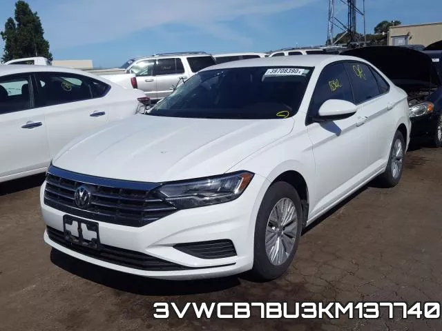 3VWCB7BU3KM137740 фото 3