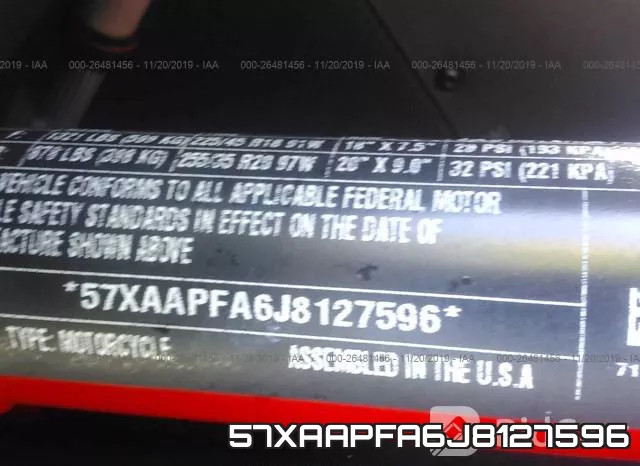 57XAAPFA6J8127596 фото 2