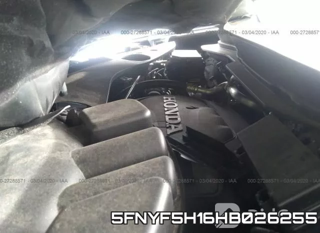 5FNYF5H16HB026255 фото 2