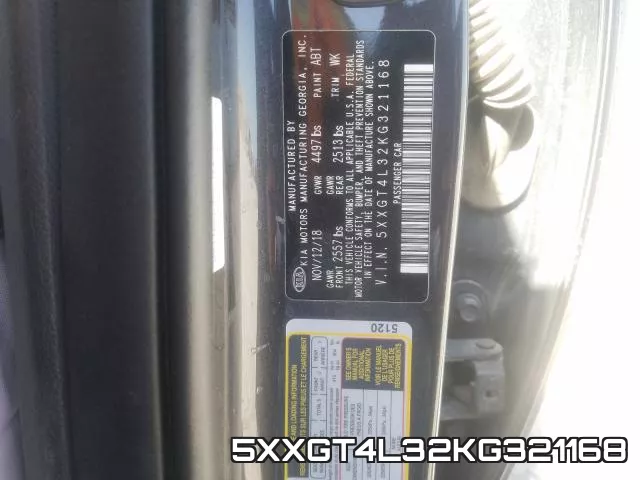 5XXGT4L32KG321168 фото 2
