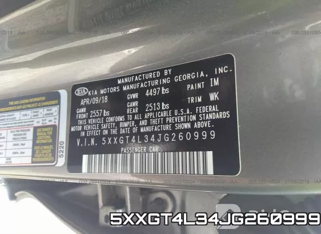 5XXGT4L34JG260999 фото 10