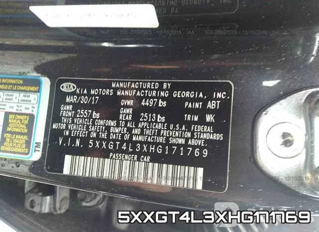 5XXGT4L3XHG171769 фото 10