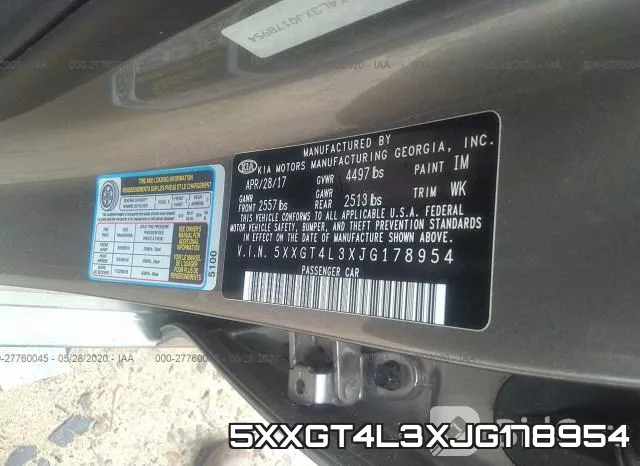 5XXGT4L3XJG178954 фото 10