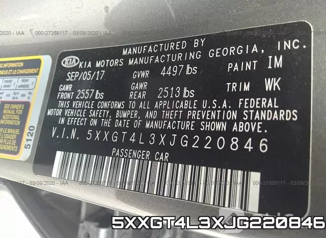 5XXGT4L3XJG220846 фото 10