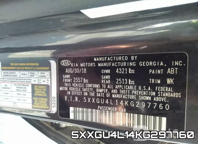 5XXGU4L14KG297760 фото 10