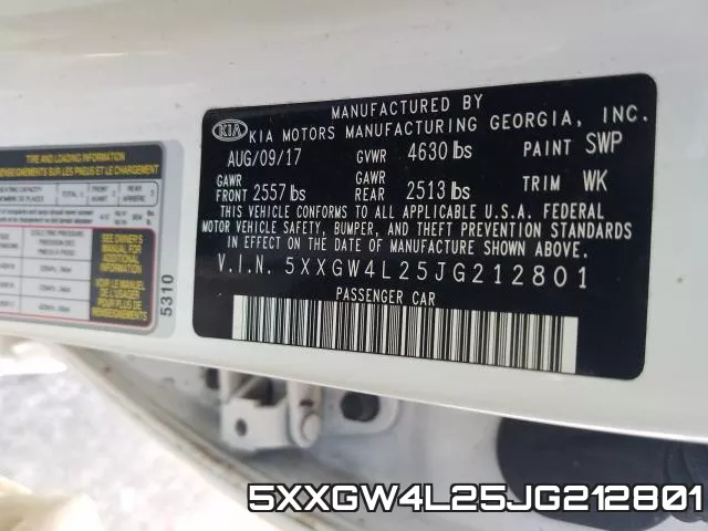 5XXGW4L25JG212801 фото 2