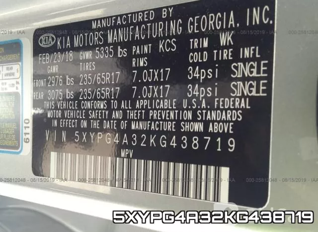 5XYPG4A32KG438719 фото 10