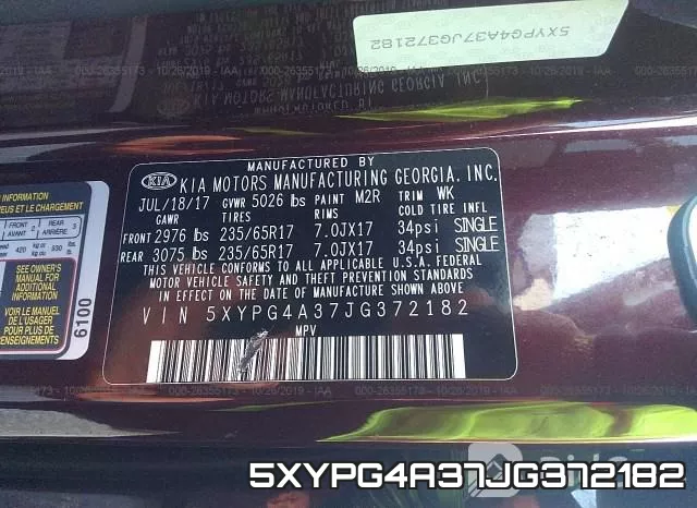5XYPG4A37JG372182 фото 10