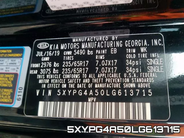 5XYPG4A50LG613715 фото 2