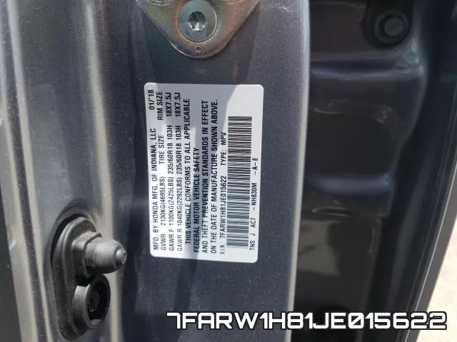 7FARW1H81JE015622 фото 2