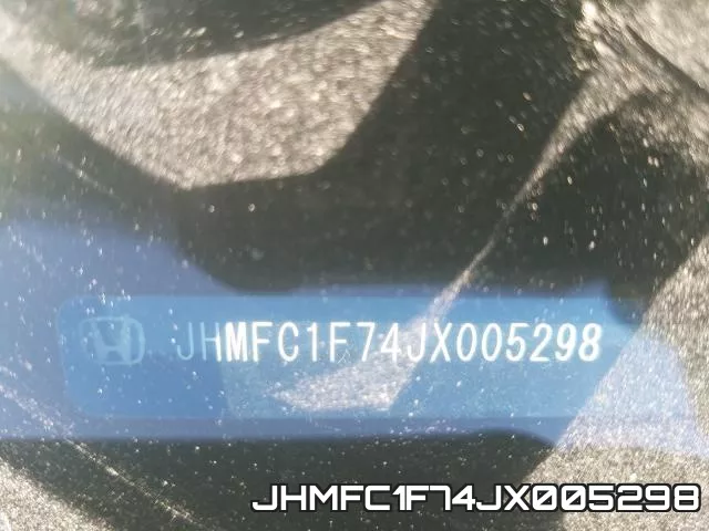 JHMFC1F74JX005298 фото 2