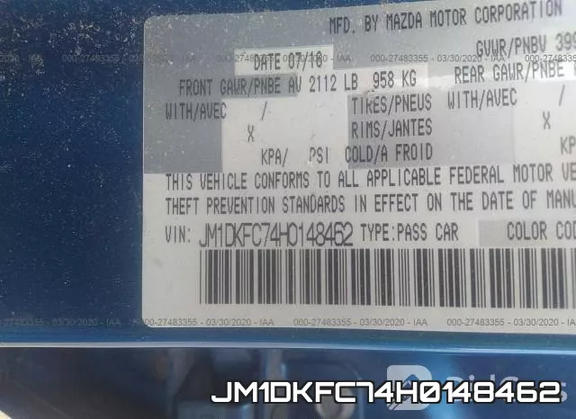 JM1DKFC74H0148462 фото 10