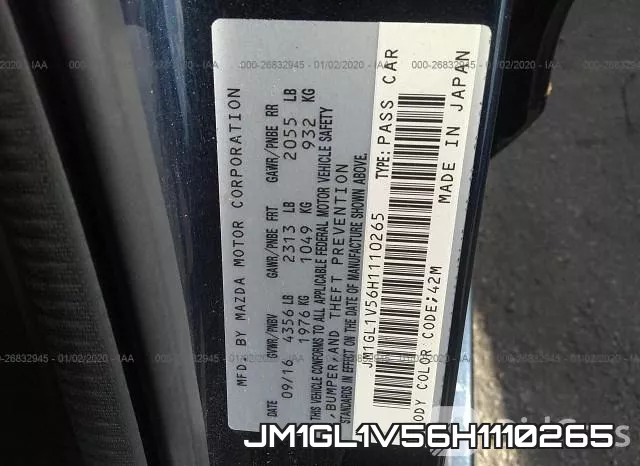 JM1GL1V56H1110265 фото 10