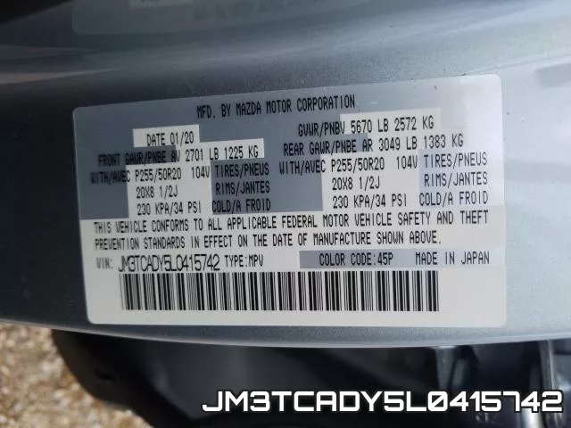 JM3TCADY5L0415742 фото 2