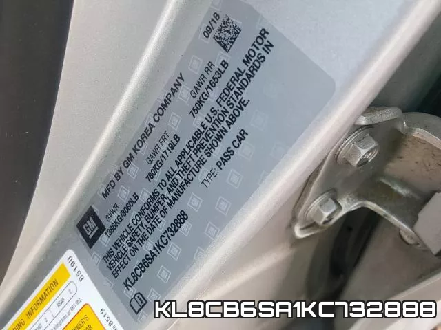 KL8CB6SA1KC732888 фото 2