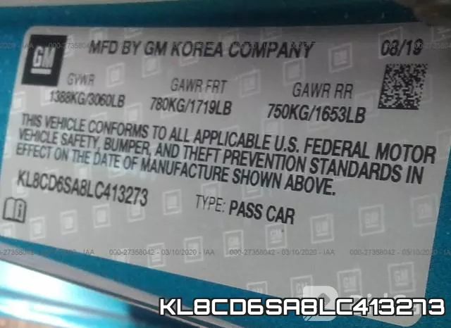 KL8CD6SA8LC413273 фото 10