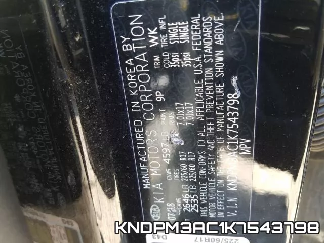 KNDPM3AC1K7543798 фото 2