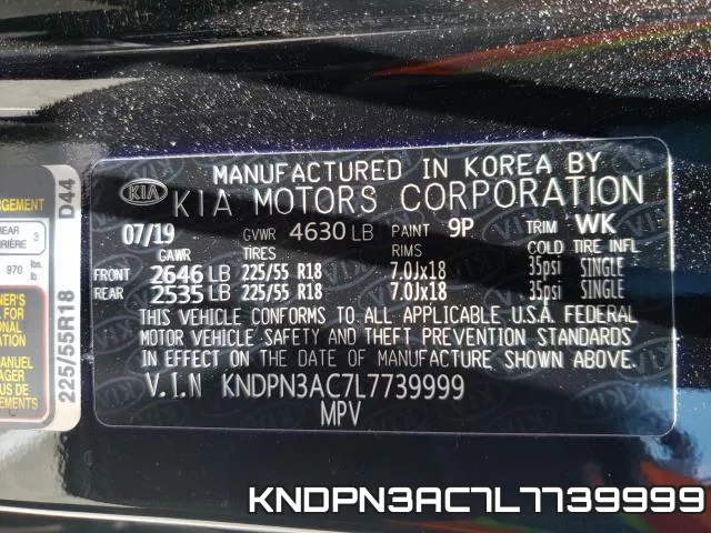 KNDPN3AC7L7739999 фото 2