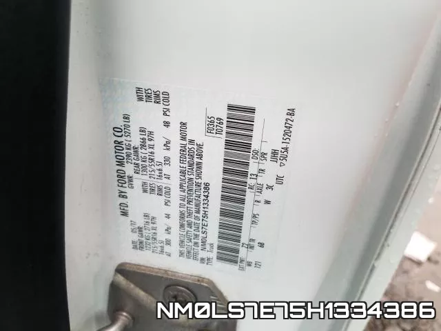 NM0LS7E75H1334386 фото 2