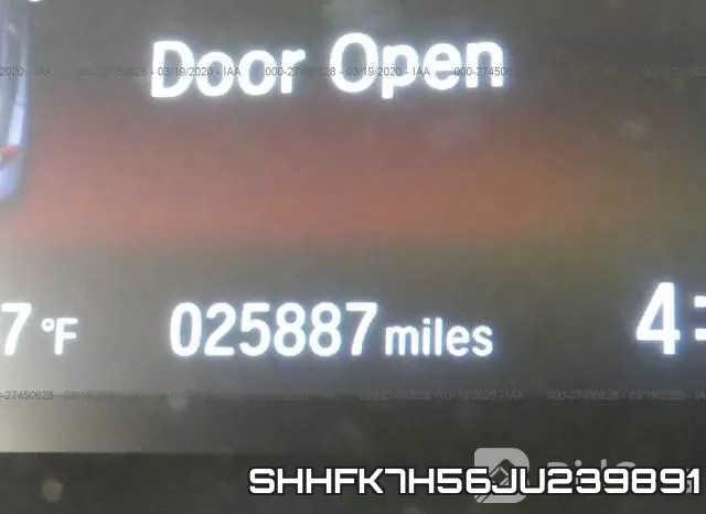 SHHFK7H56JU239891 фото 8