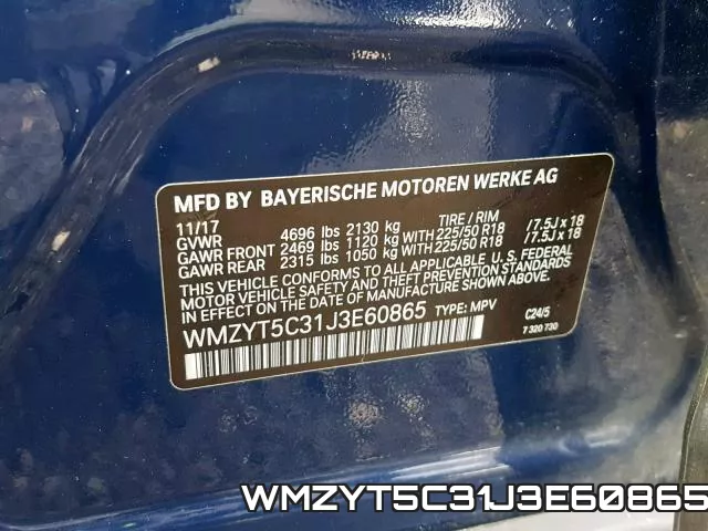 WMZYT5C31J3E60865 фото 2