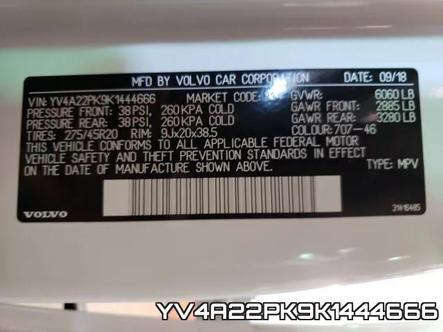 YV4A22PK9K1444666 фото 2