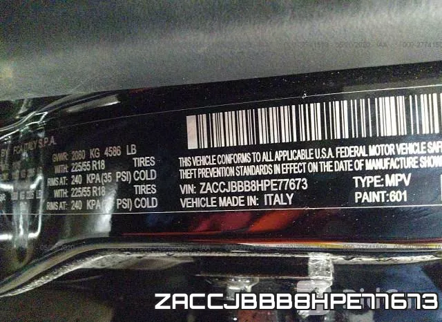 ZACCJBBB8HPE77673 фото 10