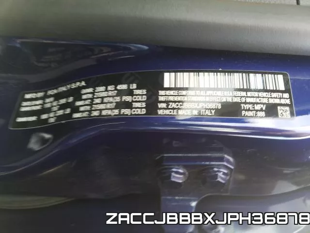 ZACCJBBBXJPH36878 фото 2