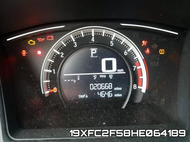 19XFC2F58HE064189 фото 9