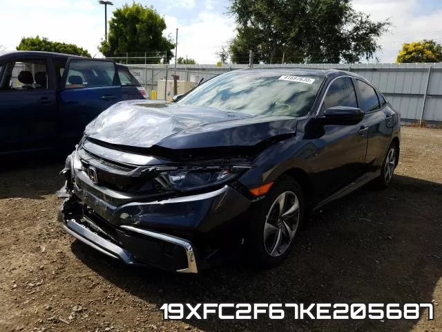 19XFC2F67KE205687 фото 3