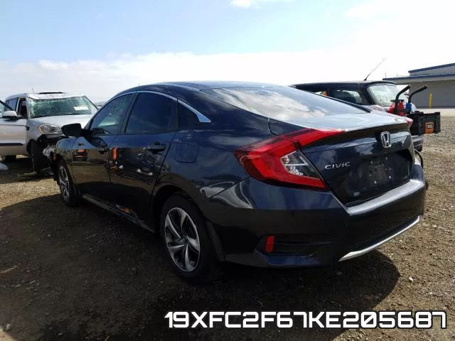 19XFC2F67KE205687 фото 4