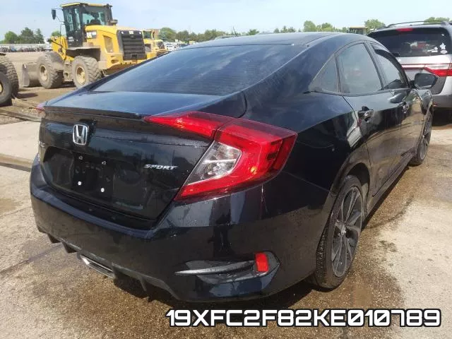 19XFC2F82KE010789 фото 5