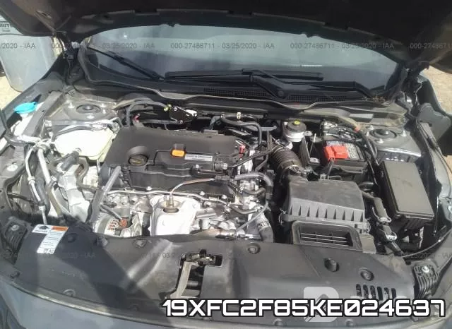 19XFC2F85KE024637 фото 2