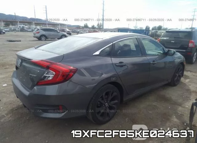 19XFC2F85KE024637 фото 5