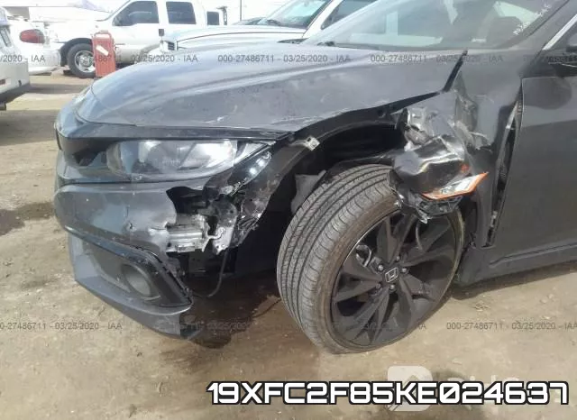 19XFC2F85KE024637 фото 7