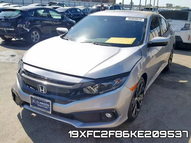 19XFC2F86KE209537 фото 3
