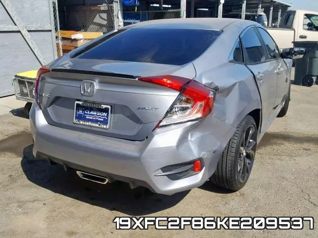19XFC2F86KE209537 фото 5