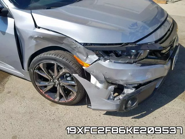 19XFC2F86KE209537 фото 10