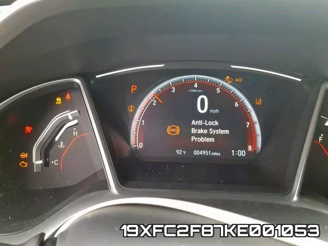 19XFC2F87KE001053 фото 9
