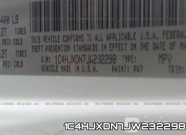 1C4HJXDN7JW232298 фото 10