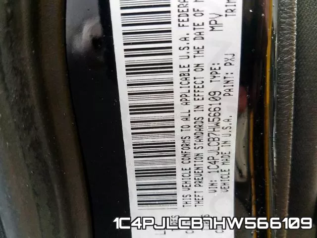 1C4PJLCB7HW566109 фото 2