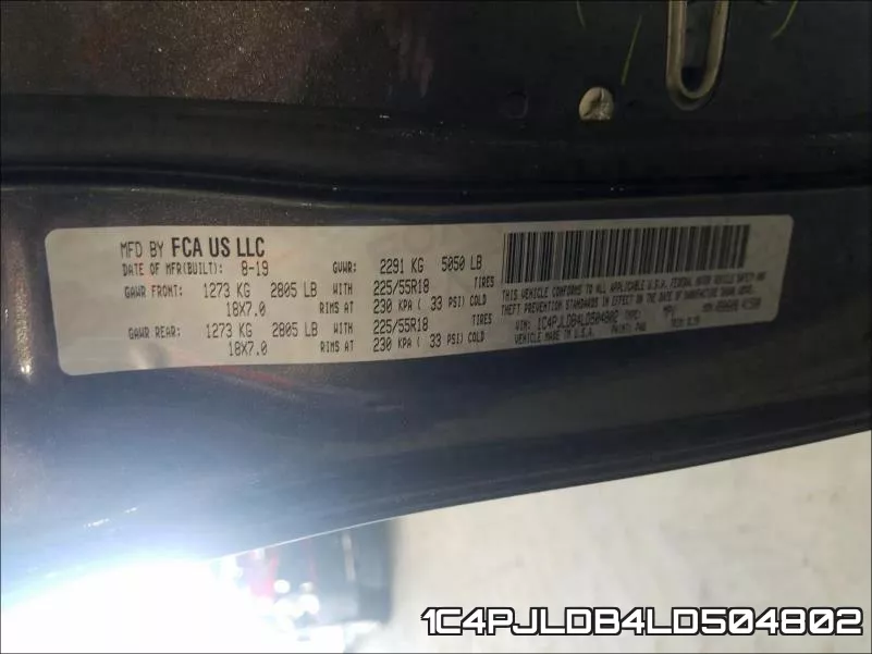 1C4PJLDB4LD504802 фото 2