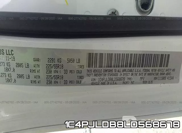1C4PJLDB8LD568678 фото 10