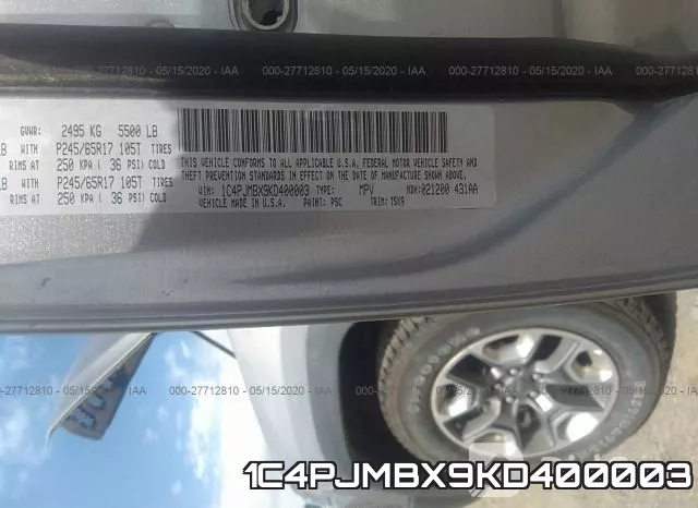 1C4PJMBX9KD400003 фото 10