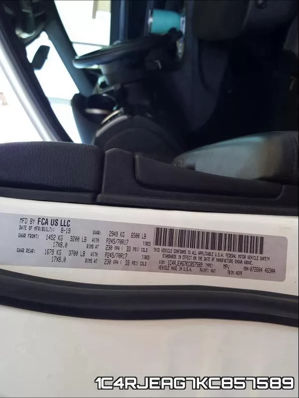 1C4RJEAG7KC857589 фото 2