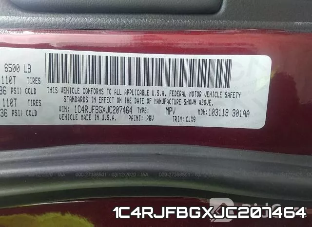 1C4RJFBGXJC207464 фото 10