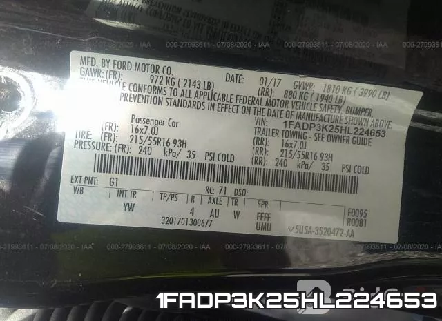 1FADP3K25HL224653 фото 9