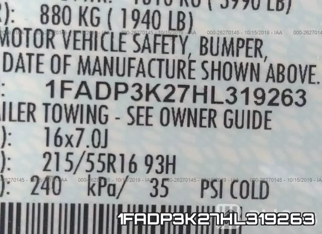 1FADP3K27HL319263 фото 10